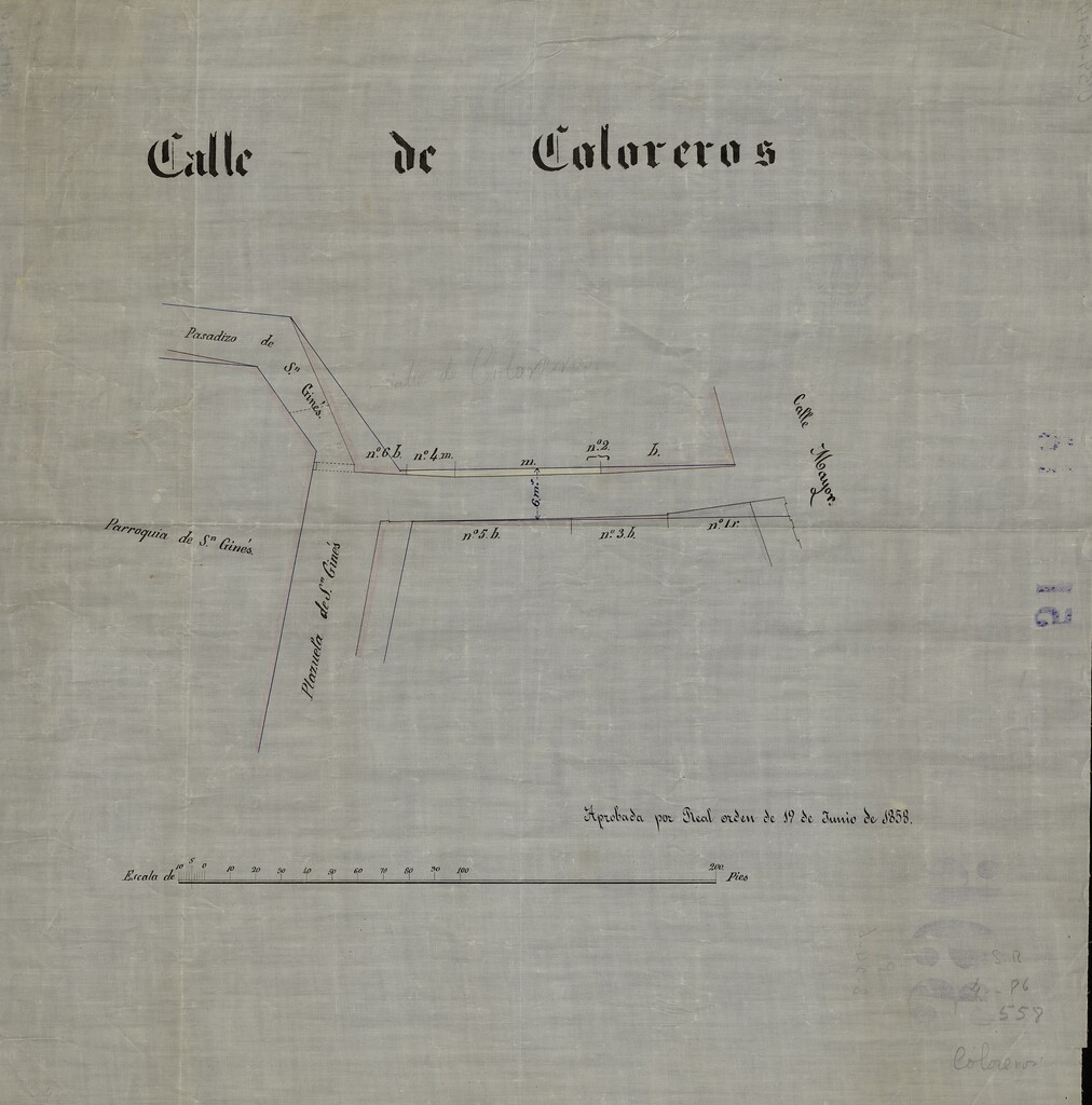 Miniatura de Alineación de la calle Coloreros
