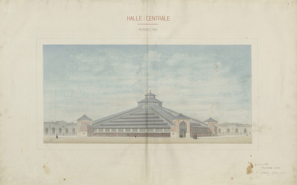 Miniatura de Projet de Halles Centrales = Proyecto de Mercados Centrales
