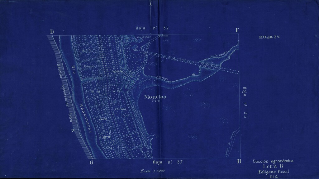 Miniatura de Plano de los Viveros de la Villa