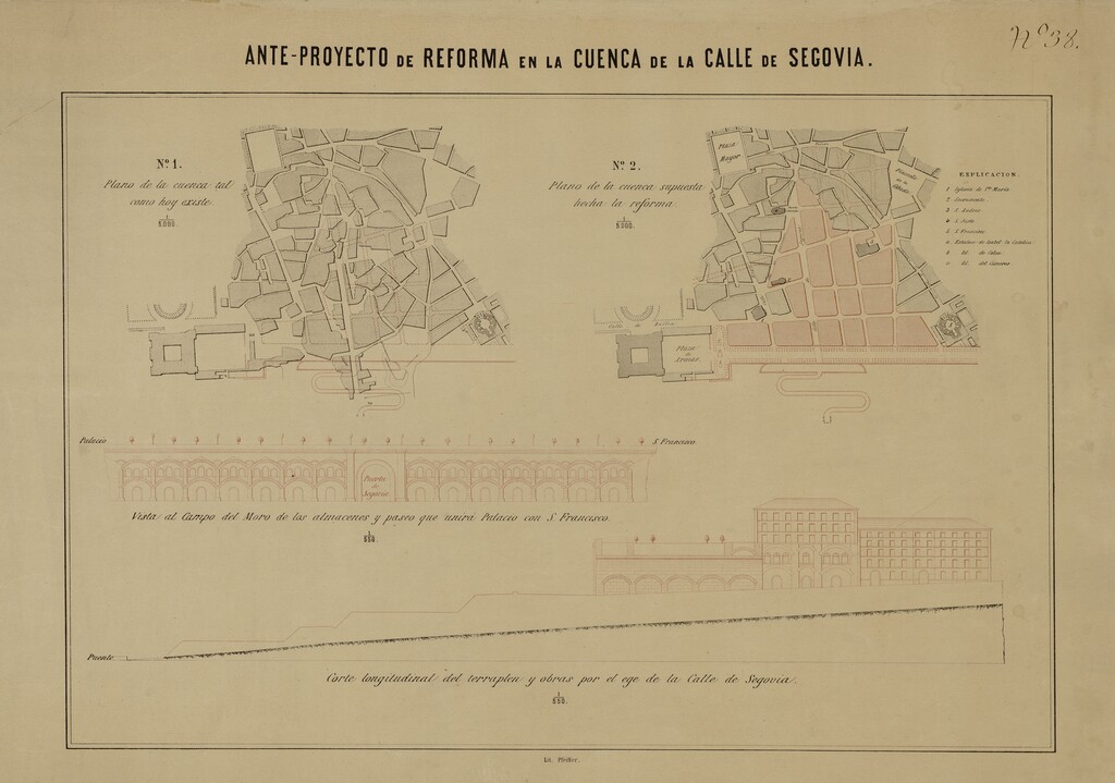 Miniatura de Anteproyecto de reforma de la cuenca de la calle Segovia