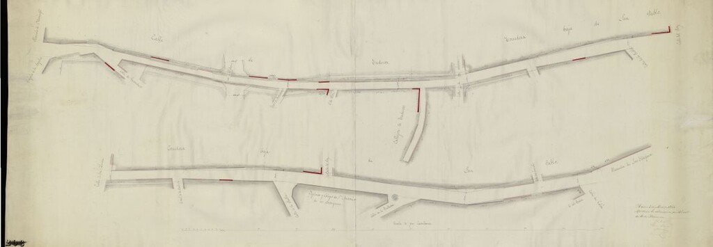 Miniatura de Alineaciones de las calles Corredera Baja de San Pablo, Tudescos y callejón Tudescos