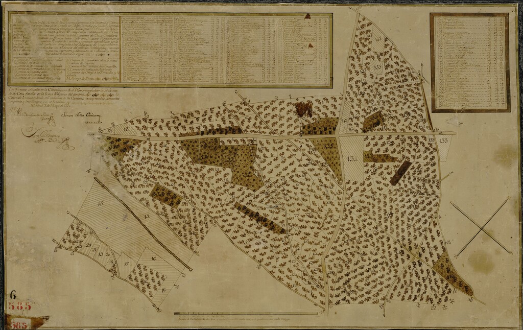 Miniatura de Plan... las 161. Suertes Viñas y tierras... de los arenales de Getafe