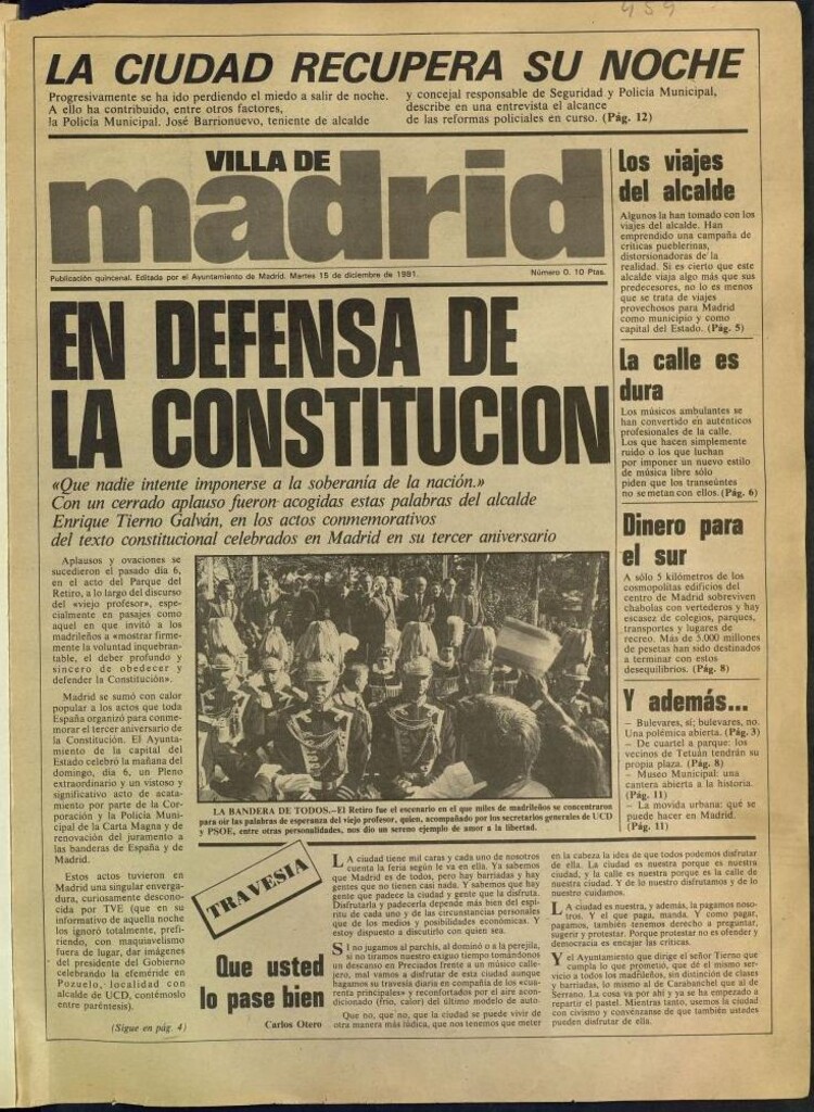 Miniatura de Villa de Madrid: informativo quincenal