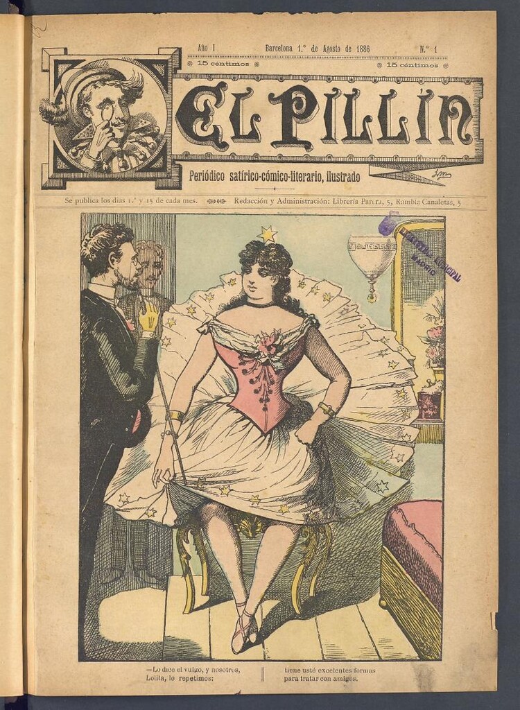 Miniatura de El Pillín : periódico satírico-cómico-literario, ilustrado