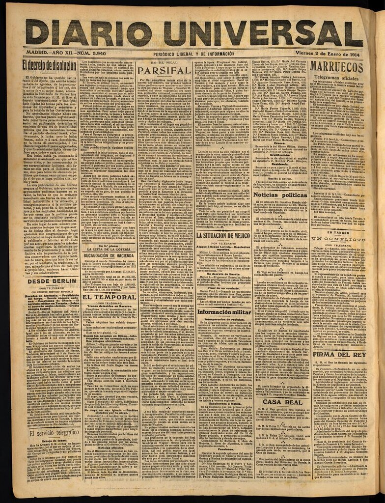 Miniatura de Diario Universal