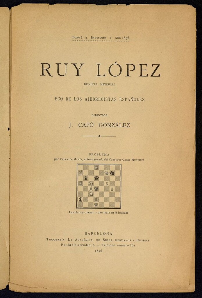 Miniatura de Ruy López