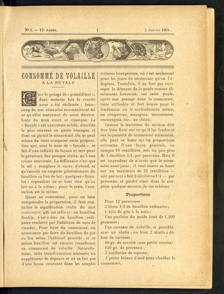 Miniatura de Le Pot-Au-Feu : journal de cuisine pratique et d´économie domestique