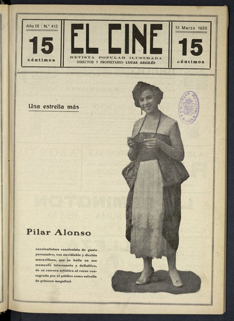 Miniatura de El Cine : revista popular ilustrada