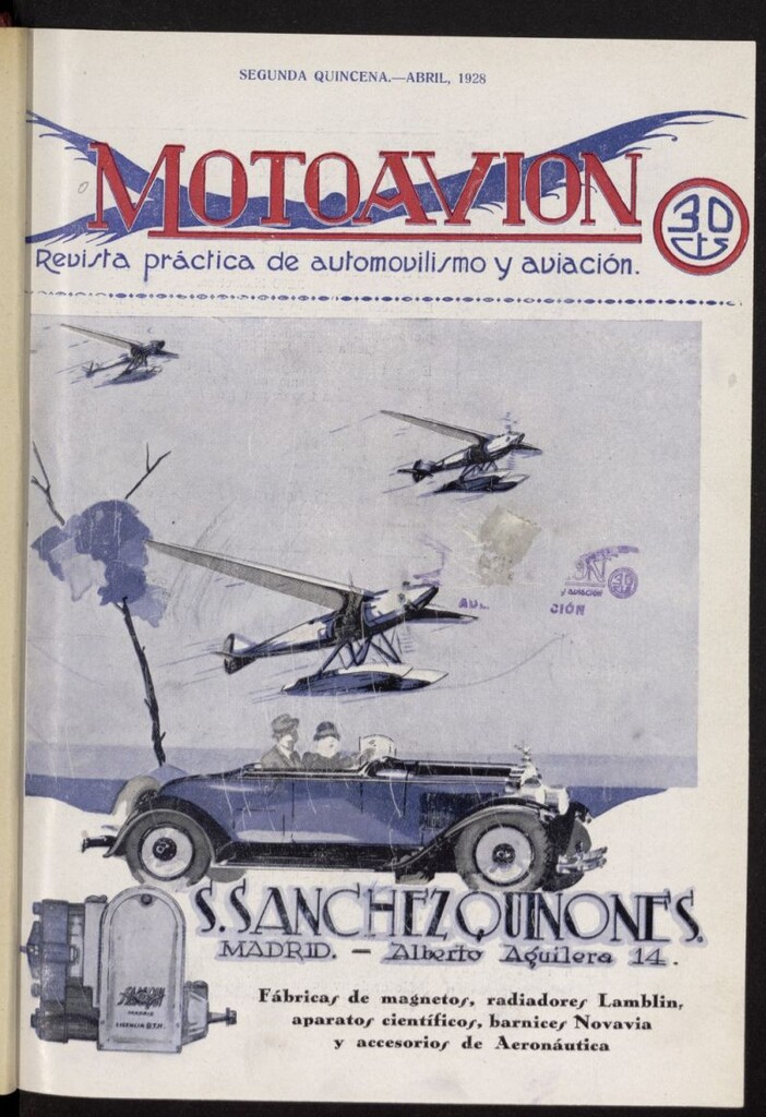 Miniatura de Motoavión: revista práctica de automovilismo y aviación