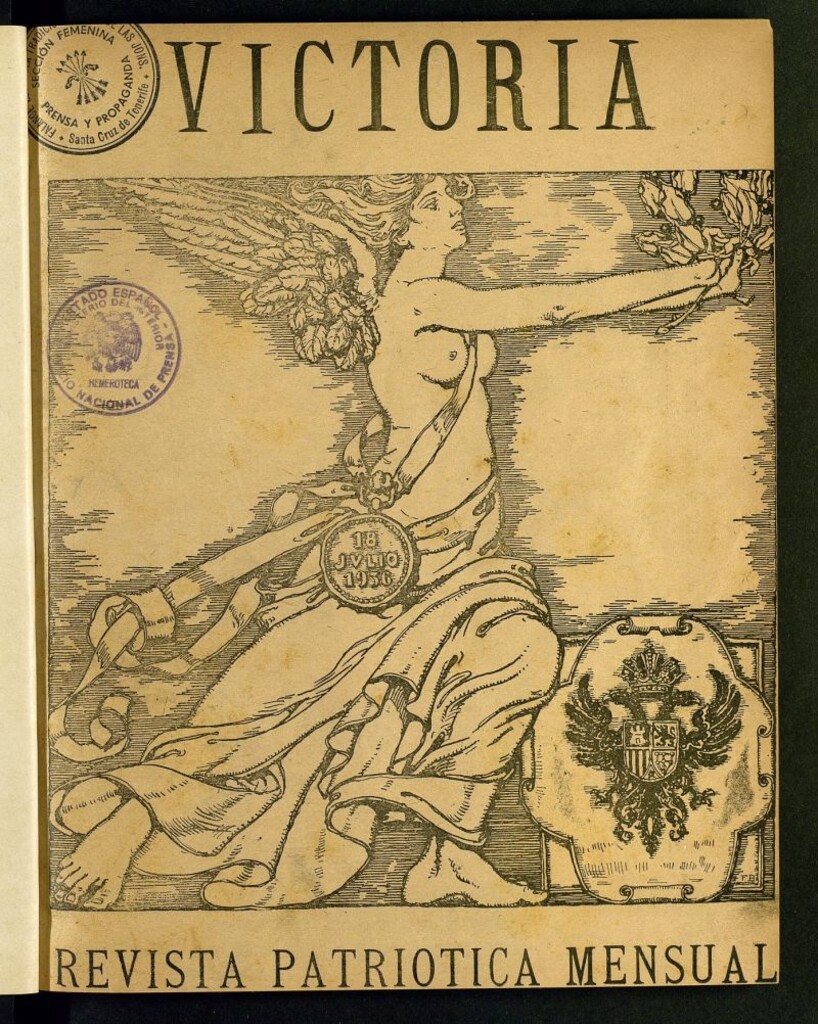 Miniatura de Victoria : revista mensual, al servicio de España y su Caudillo