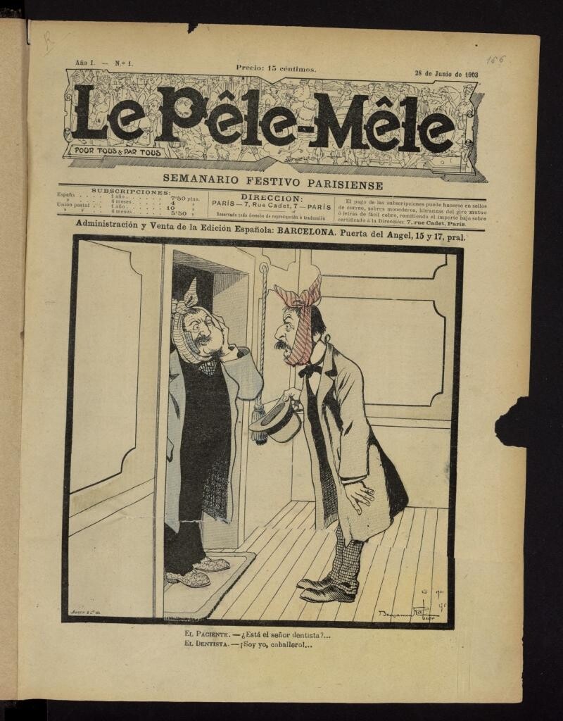 Miniatura de Le Pêle-Mêle: pour tous & par tous: semanario festivo parisiense