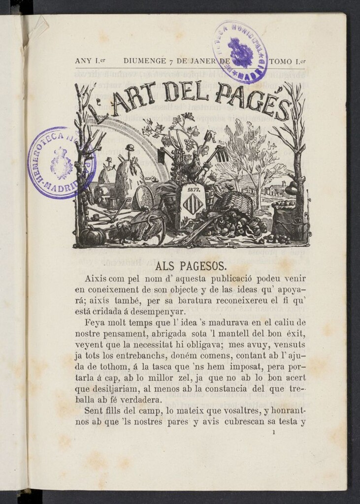 Miniatura de L´Art del Pagés