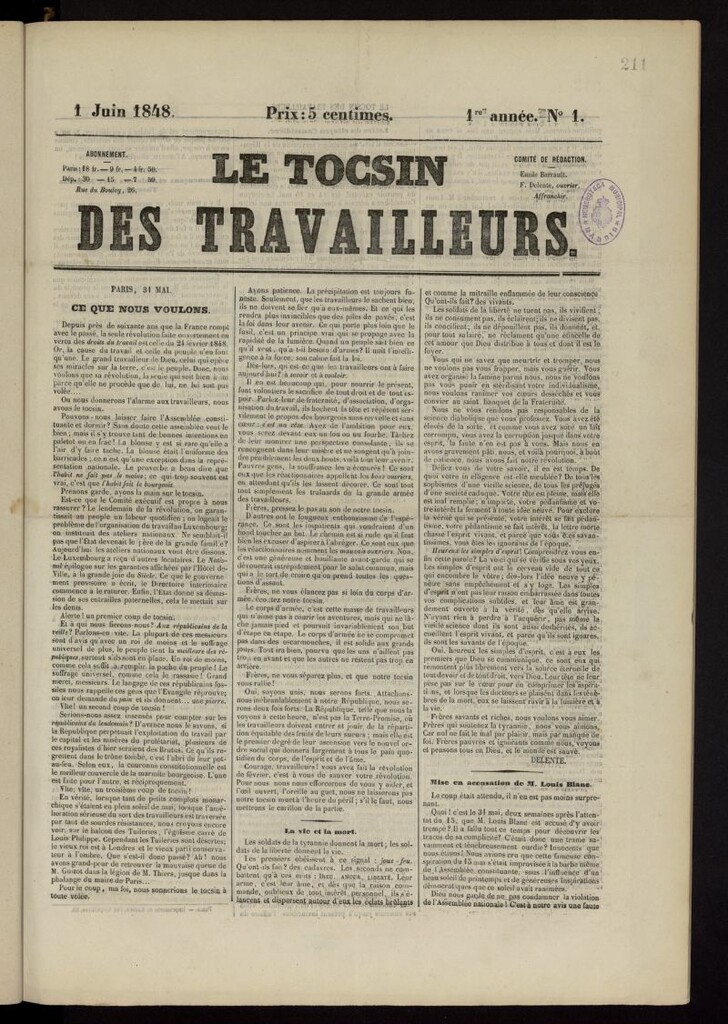 Miniatura de Le Tocsin des travailleurs