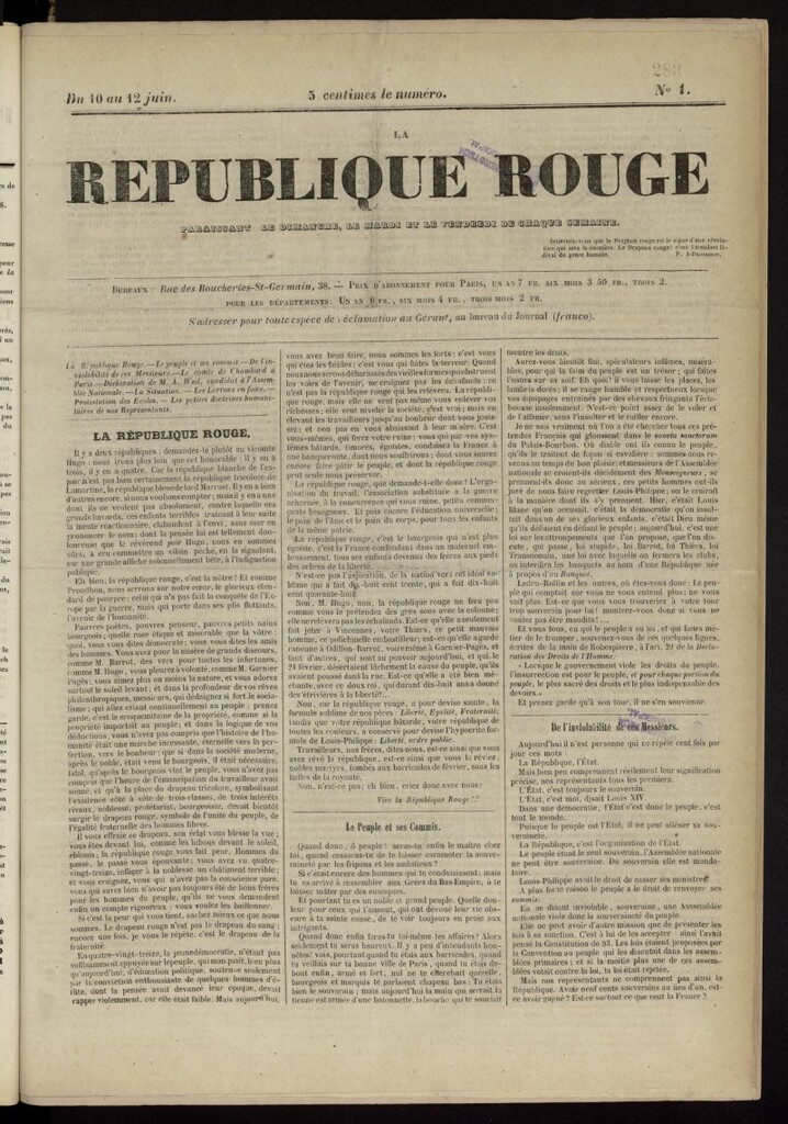 Miniatura de La République rouge