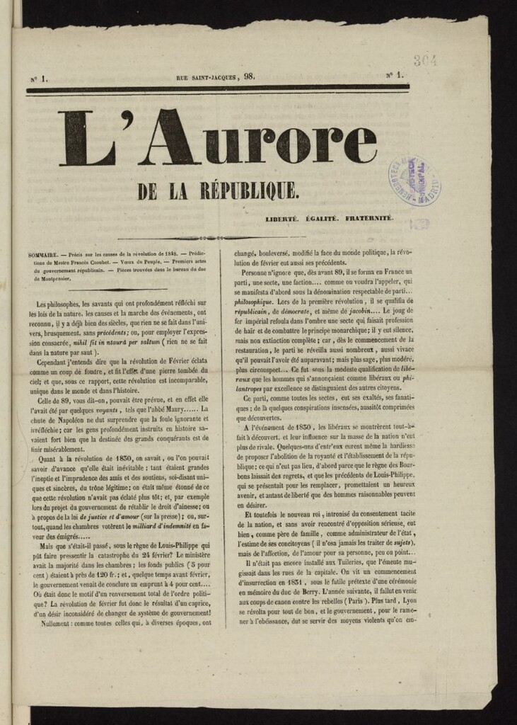 Miniatura de L´Aurore de la République