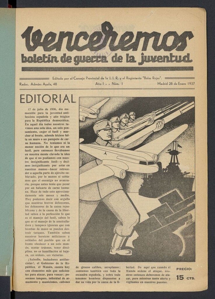 Miniatura de Venceremos: boletín de guerra de la juventud