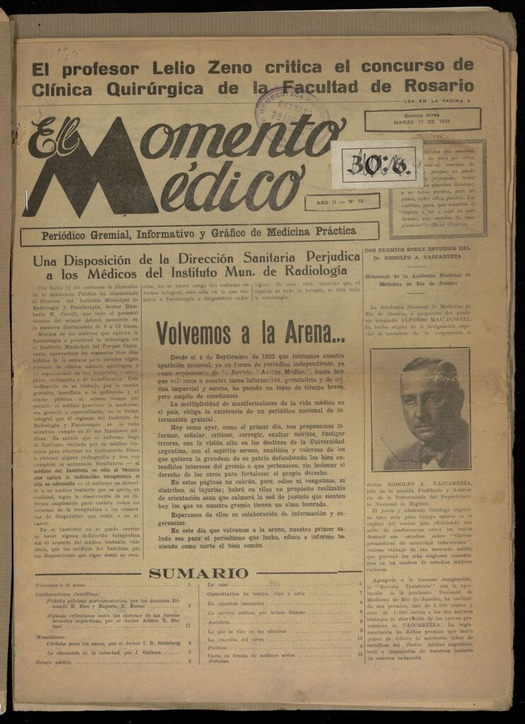 Miniatura de El Momento Médico