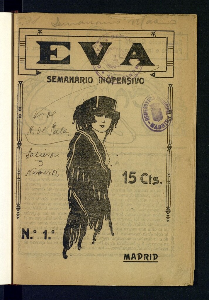 Miniatura de Eva: semanario galante festivo e inofensivo
