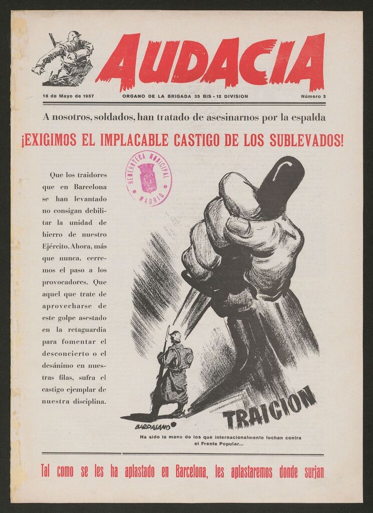 Miniatura de Audacia: Organo de la Brigada 35 bis