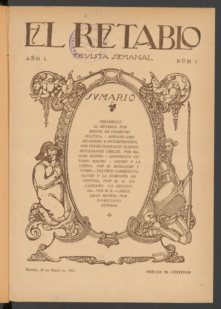 Miniatura de El Retablo (Madrid. 1921)