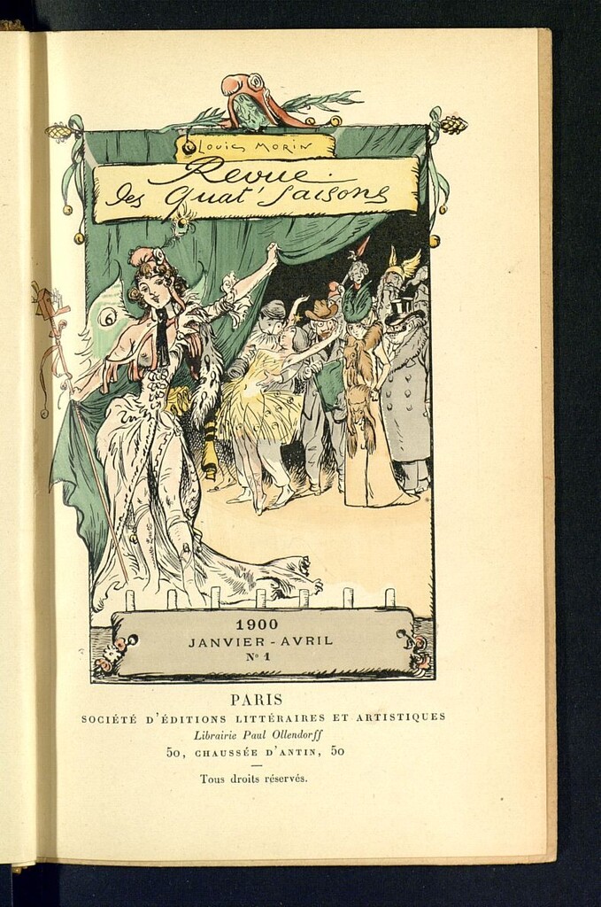 Miniatura de Revue des Quat´saisons : revue trimestrielle illustrée. Janvier-Avril de 1900. Nº 1