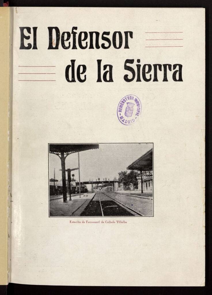 Miniatura de El defensor de la sierra: revista quincenal literaria y de noticias