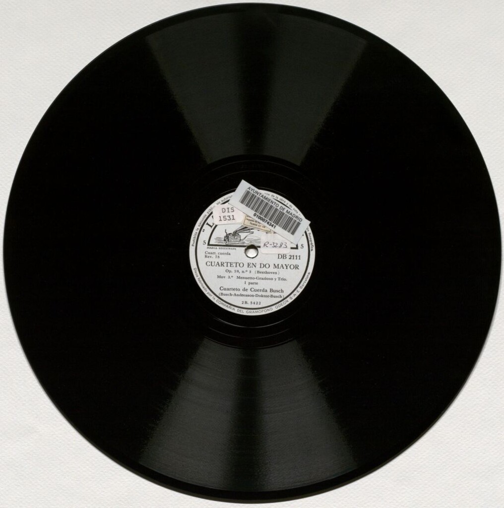 Miniatura de Cuarteto en do mayor, Op. 59, n.º 3