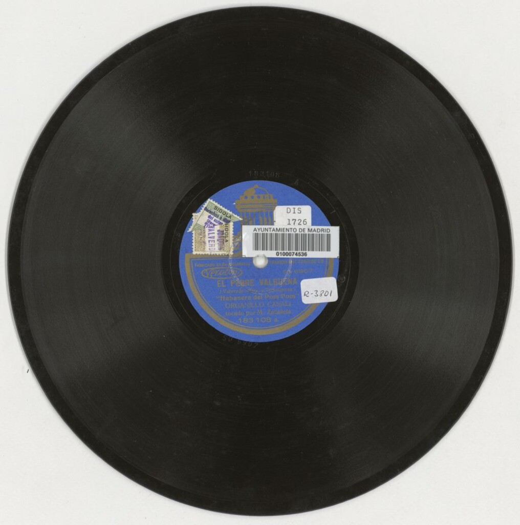 Miniatura de El pobre Valbuena. Habanera del Pom Pom / El iluso Cañizares. Schotis del Cu-Cu
