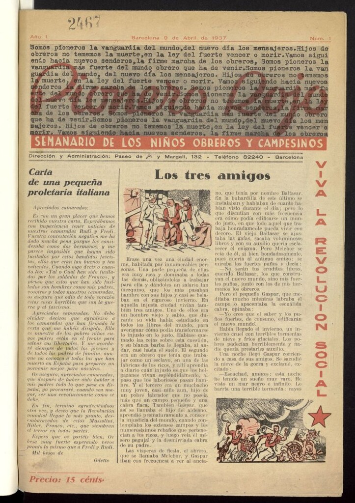 Miniatura de Pionero rojo : semanario de los niños obreros y campesinos
