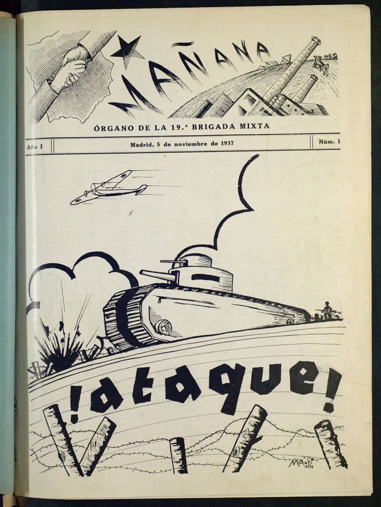 Miniatura de Mañana : órgano de la 19 Brigada Mixta