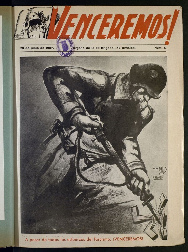 Miniatura de ¡Venceremos! : órgano de la 90 Brigada, 12 División