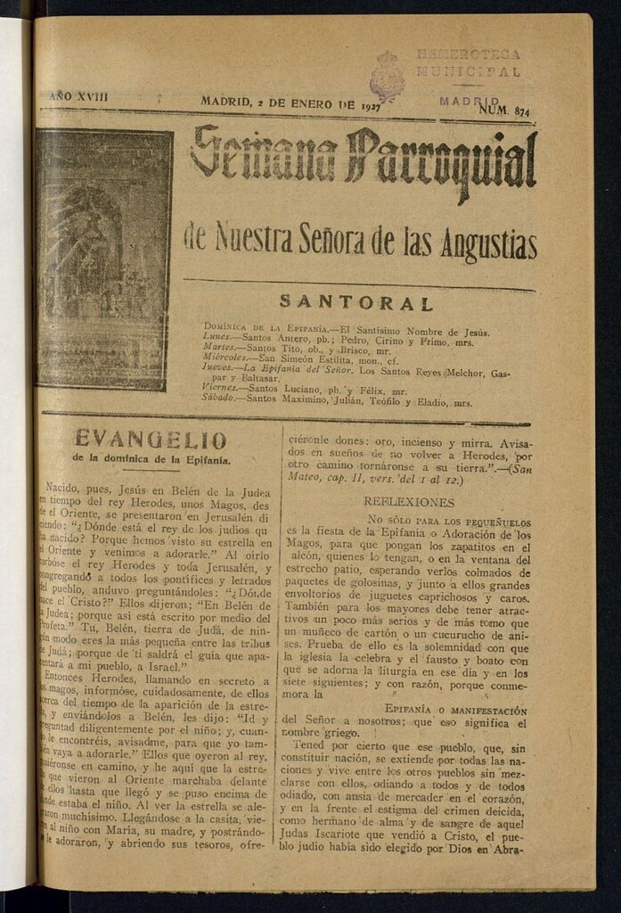 Miniatura de Semana Parroquial de Nuestra Señora de las Angustias