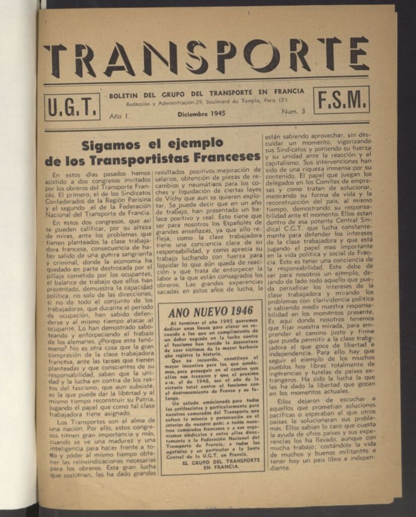 Miniatura de Transporte : Boletín del Transporte en Francia