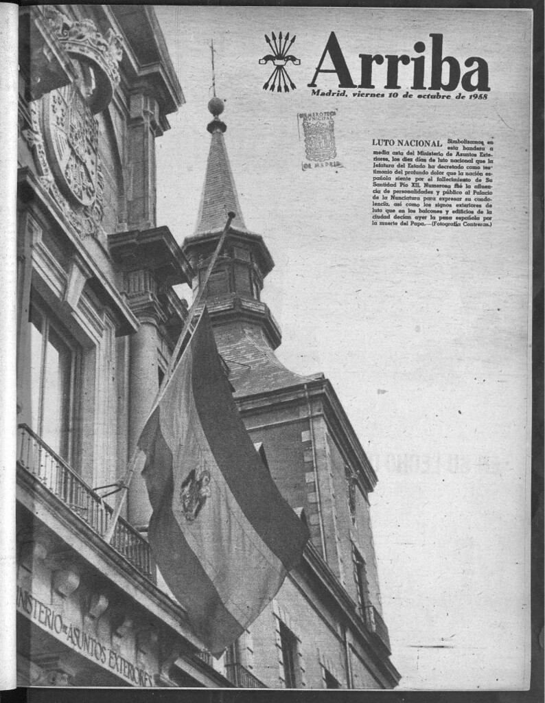 Miniatura de Arriba del 10 de octubre de 1958