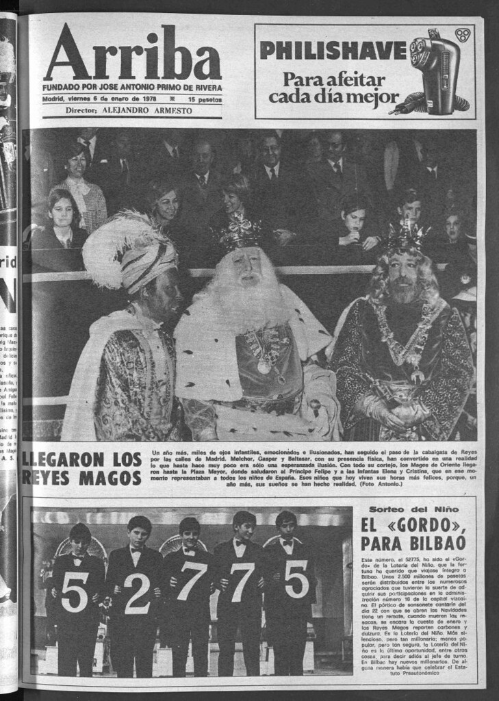 Miniatura de Arriba del 6 de enero de 1978