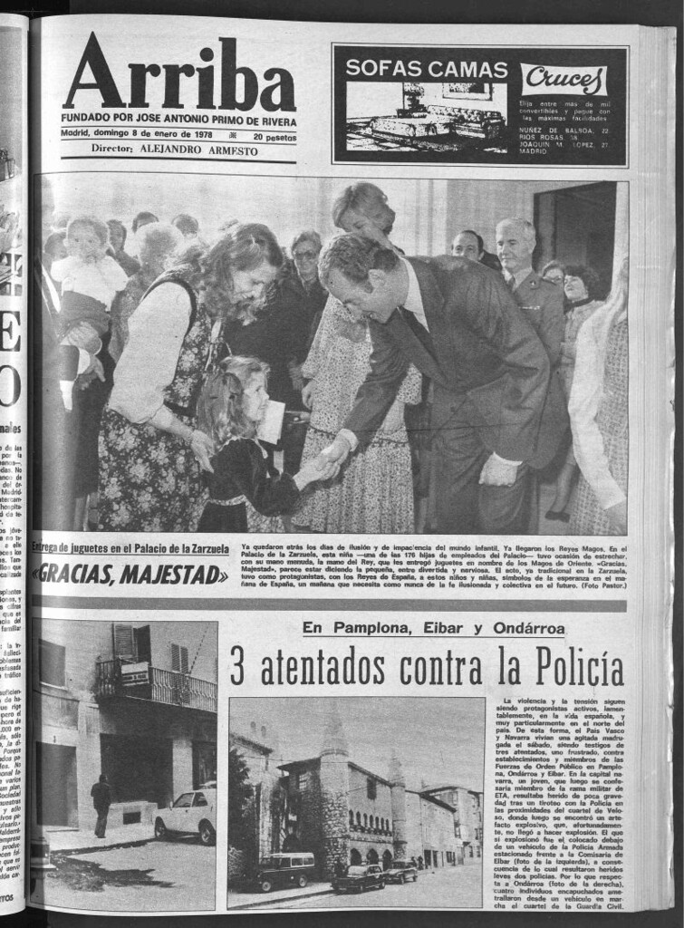 Miniatura de Arriba del 8 de enero de 1978