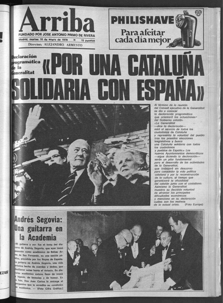 Miniatura de Arriba del 10 de enero de 1978