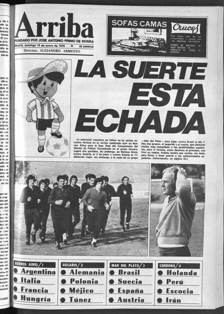 Miniatura de Arriba del 15 de enero de 1978
