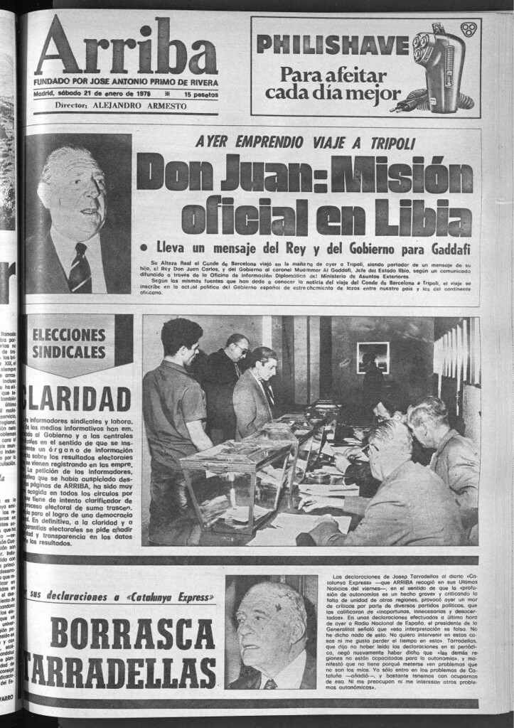 Miniatura de Arriba del 21 de enero de 1978