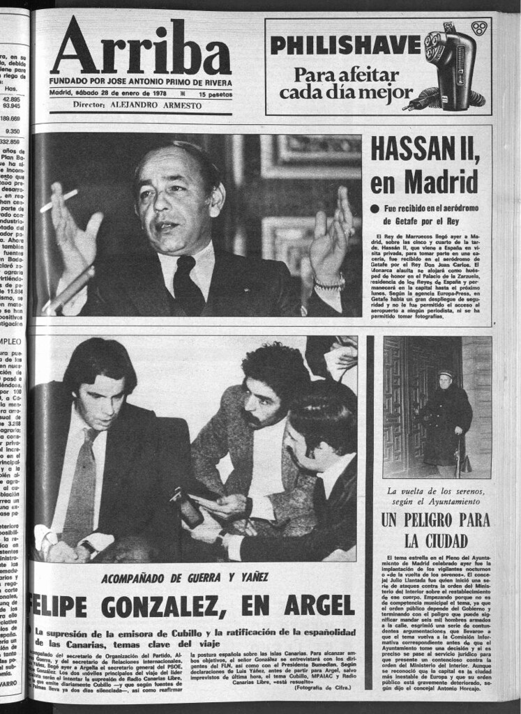 Miniatura de Arriba del 28 de enero de 1978