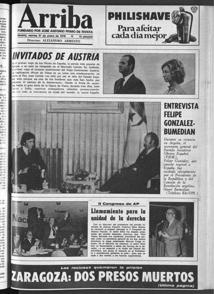 Miniatura de Arriba del 31 de enero de 1978