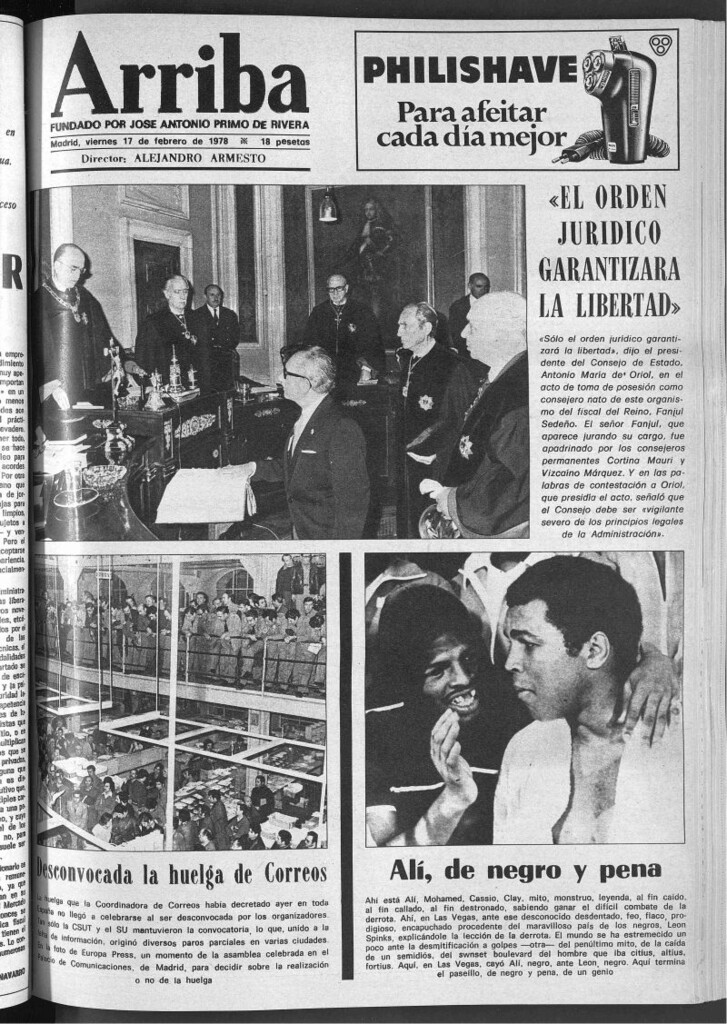 Miniatura de Arriba del 17 de febrero de 1978