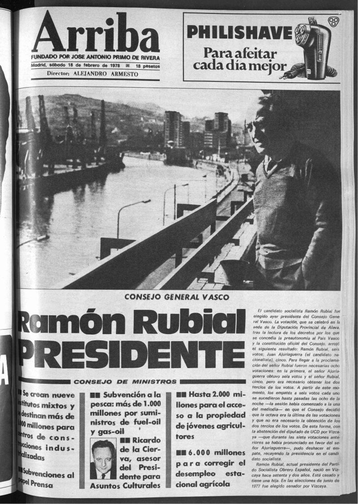 Miniatura de Arriba del 18 de febrero de 1978