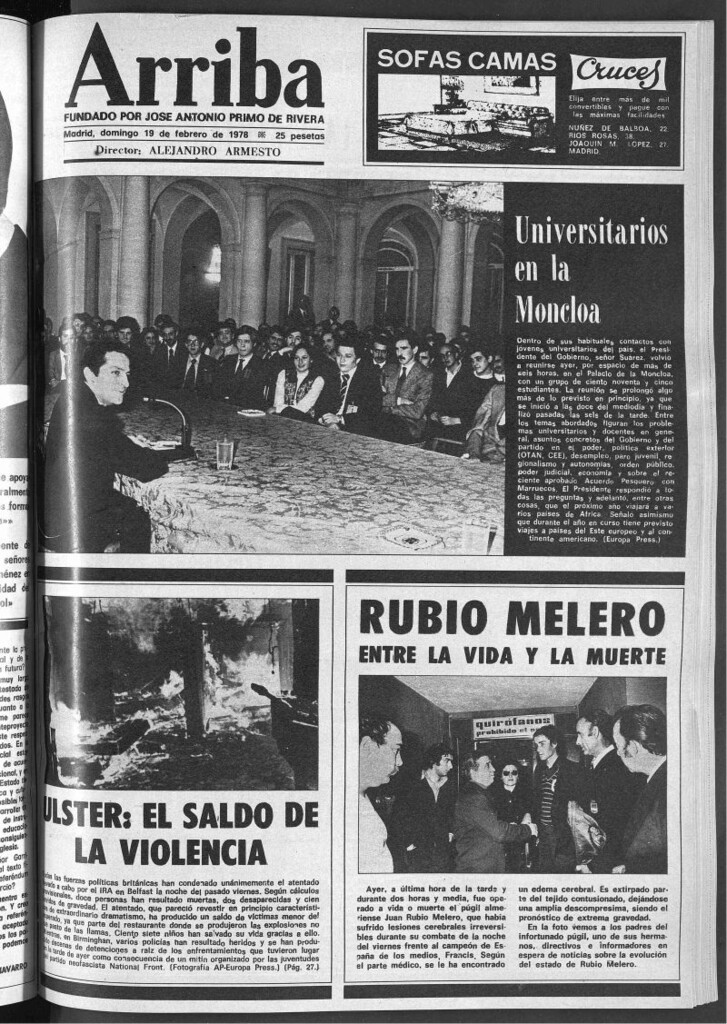 Miniatura de Arriba del 19 de febrero de 1978