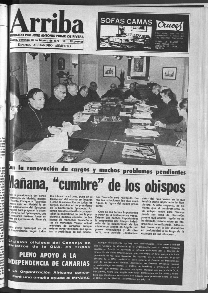 Miniatura de Arriba del 26 de febrero de 1978