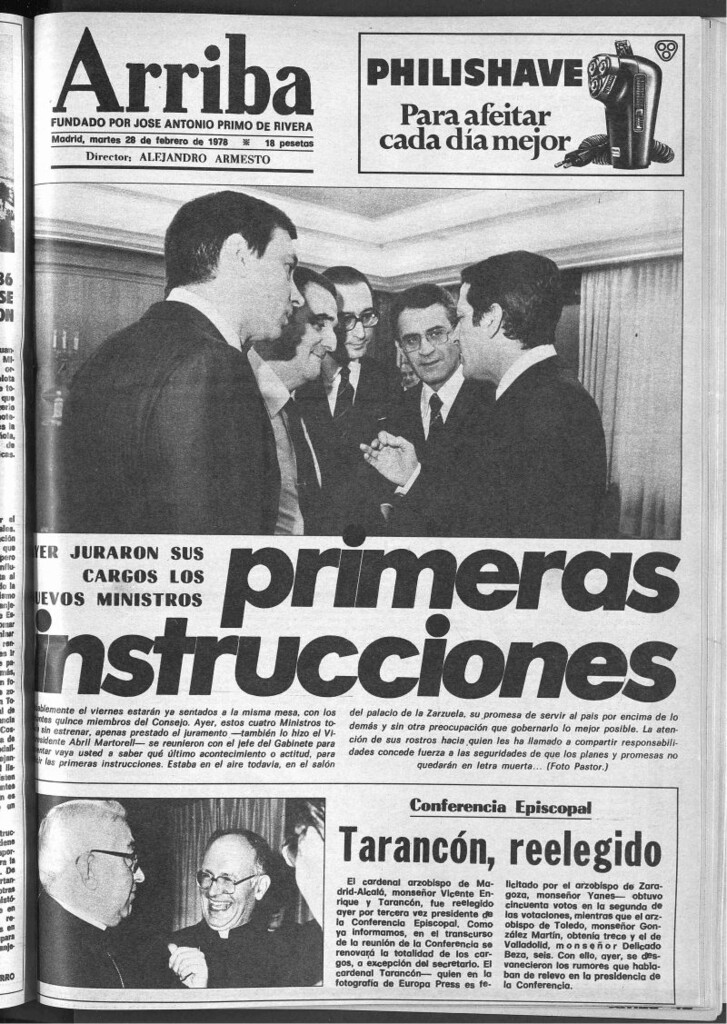 Miniatura de Arriba del 28 de febrero de 1978