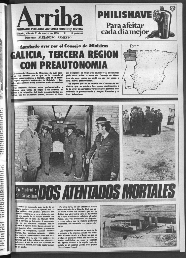 Miniatura de Arriba del 11 de marzo de 1978