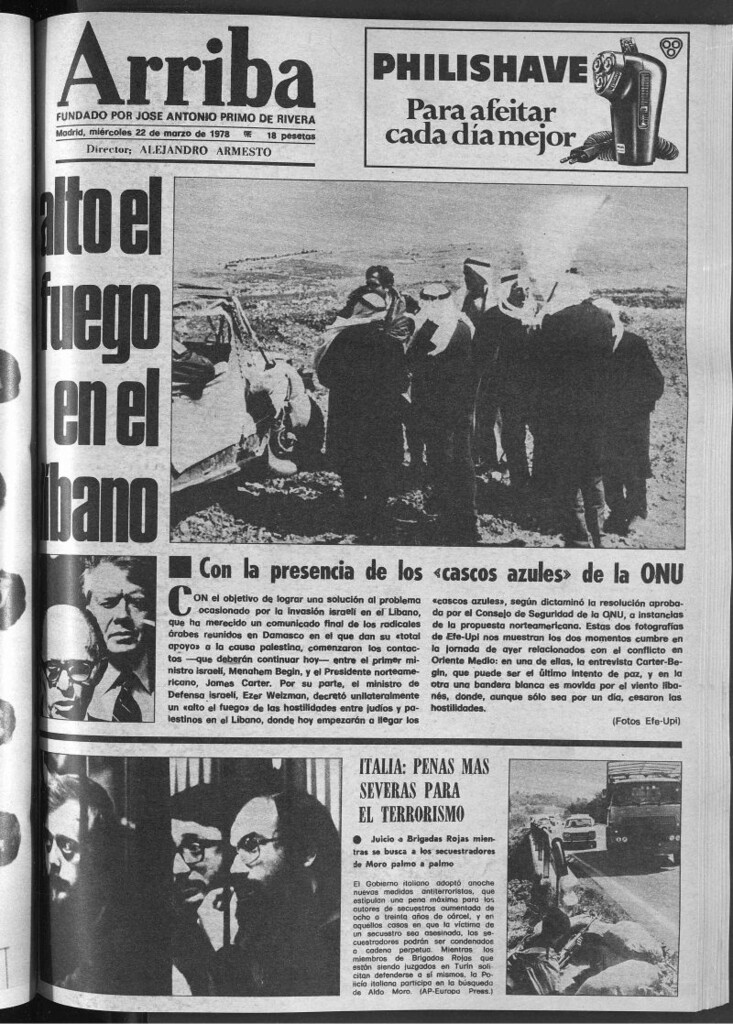 Miniatura de Arriba del 22 de marzo de 1978