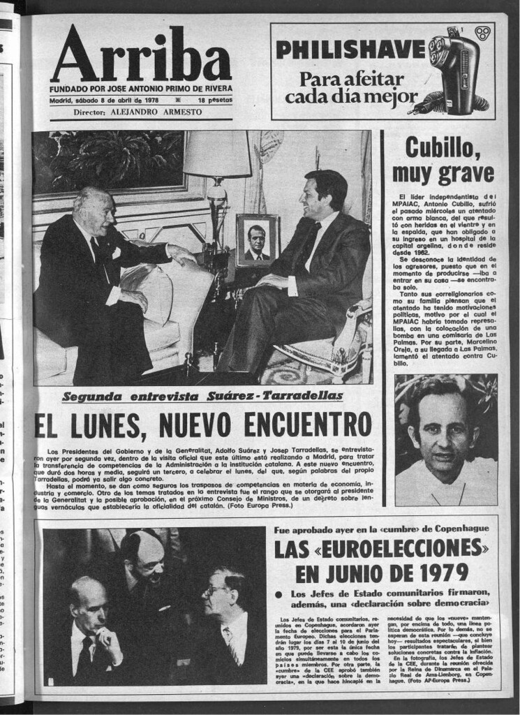 Miniatura de Arriba del 8 de abril de 1978