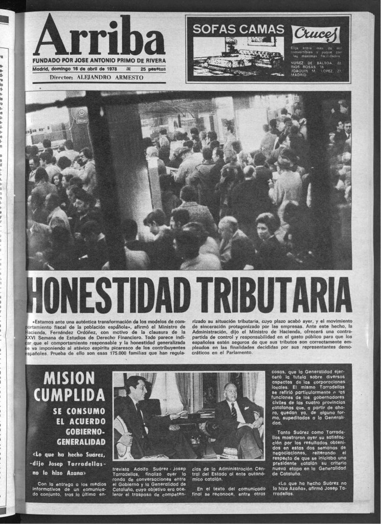 Miniatura de Arriba del 16 de abril de 1978
